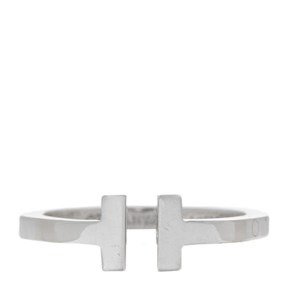 Tiffany Sterling Silver T Square Ring 65 11 1 of 4