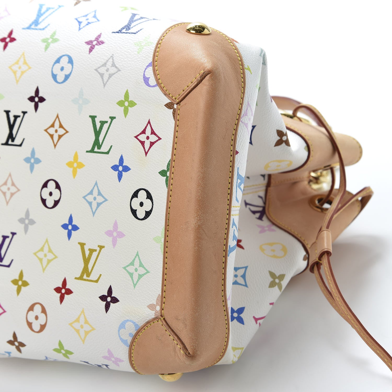 Louis Vuitton Monogram Multicolor Ursula White 6 of 7