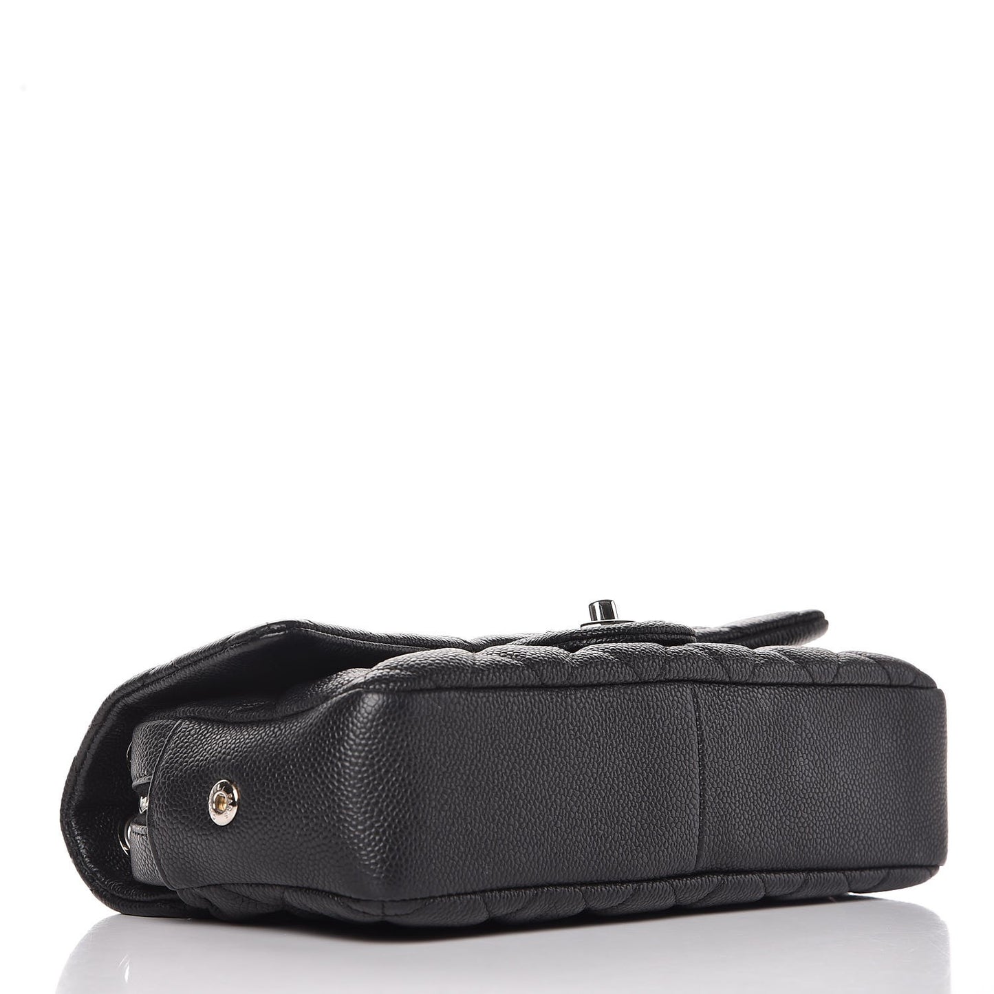 Caviar Quilted Medium Easy Flap Black