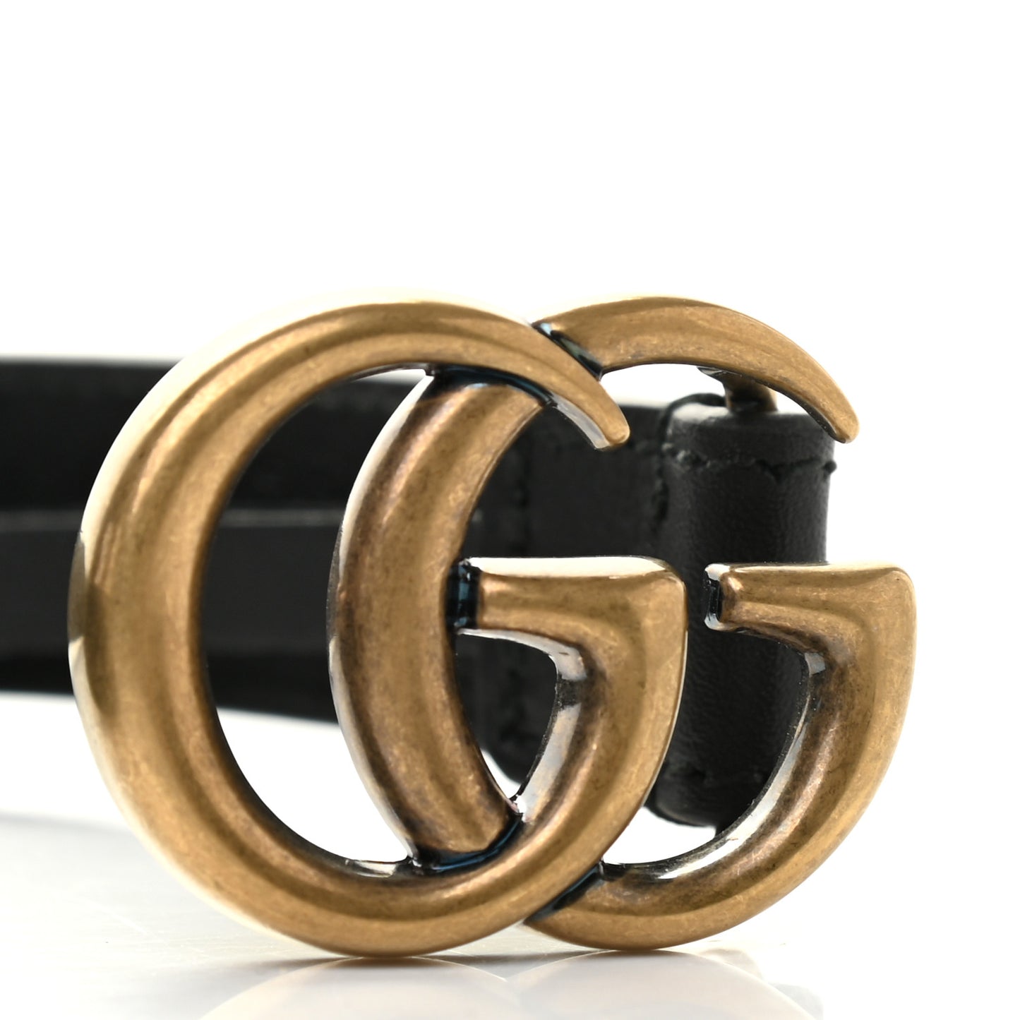 Calfskin Double G 20mm Belt 85 34 Black