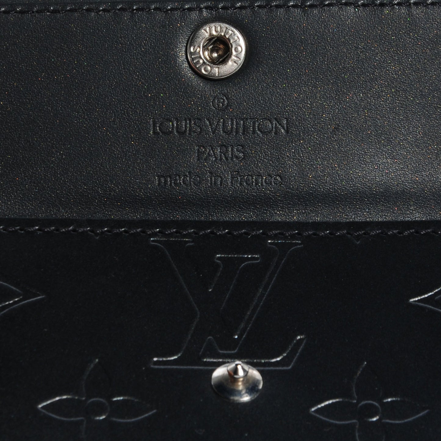 Mat Monogram Ludlow Wallet Black