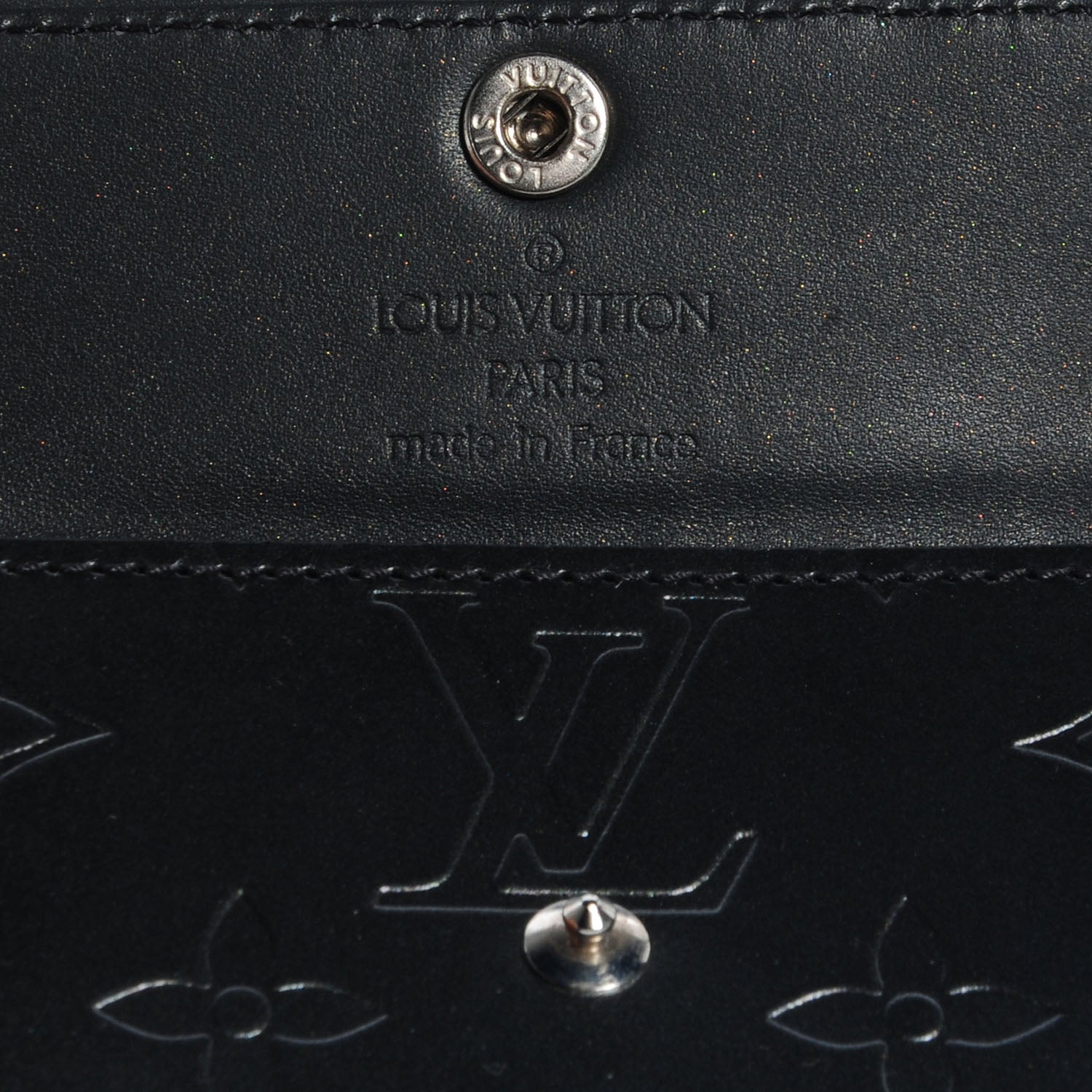 Louis Vuitton Mat Monogram Ludlow Wallet Black 7 of 9