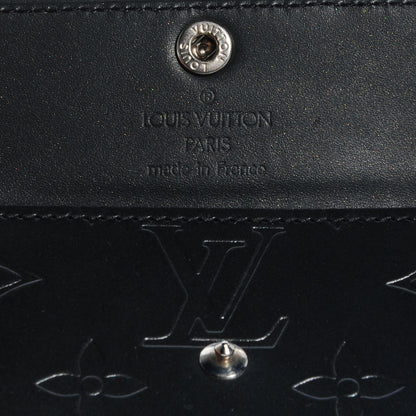 Louis Vuitton Mat Monogram Ludlow Wallet Black 7 of 9