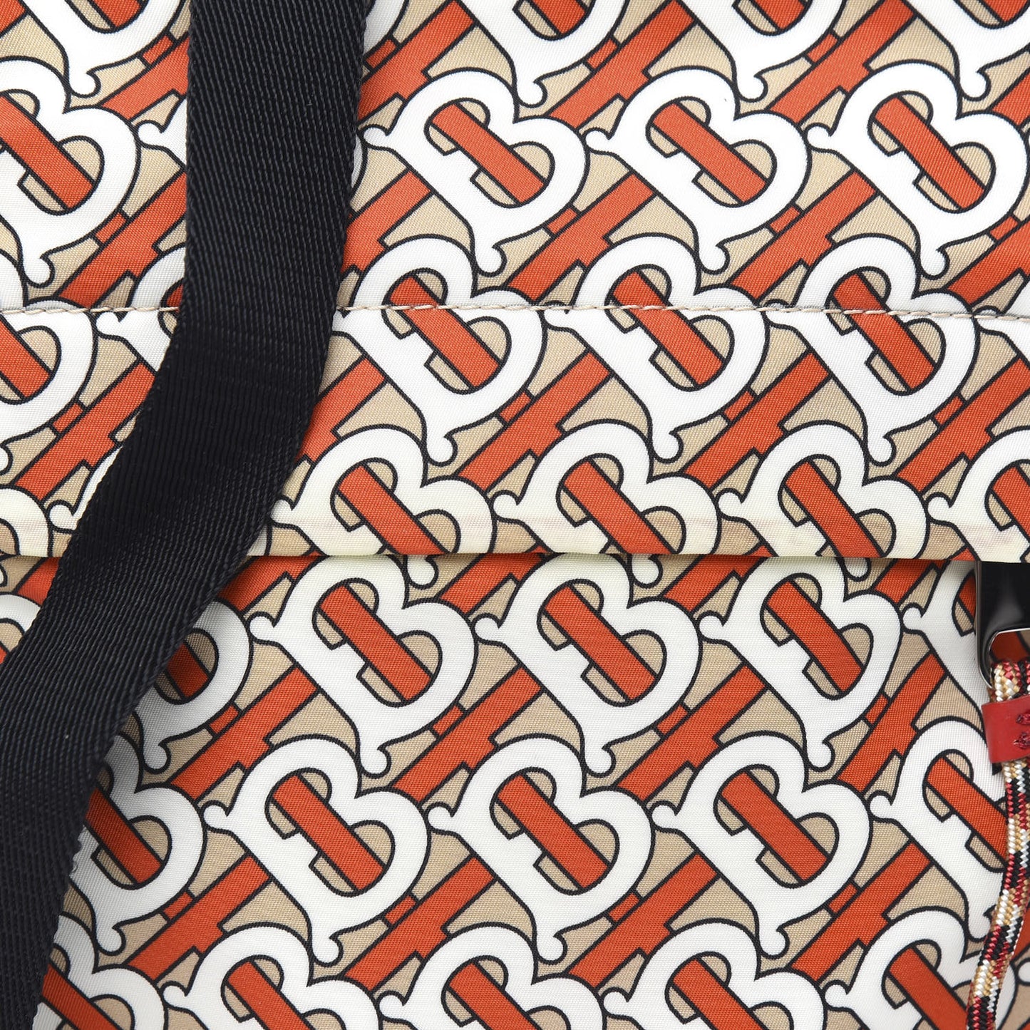 Nylon Monogram Crossbody Vermillion