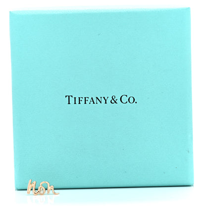Tiffany 18K Rose Gold Graffiti Non Single Earring 5 of 5