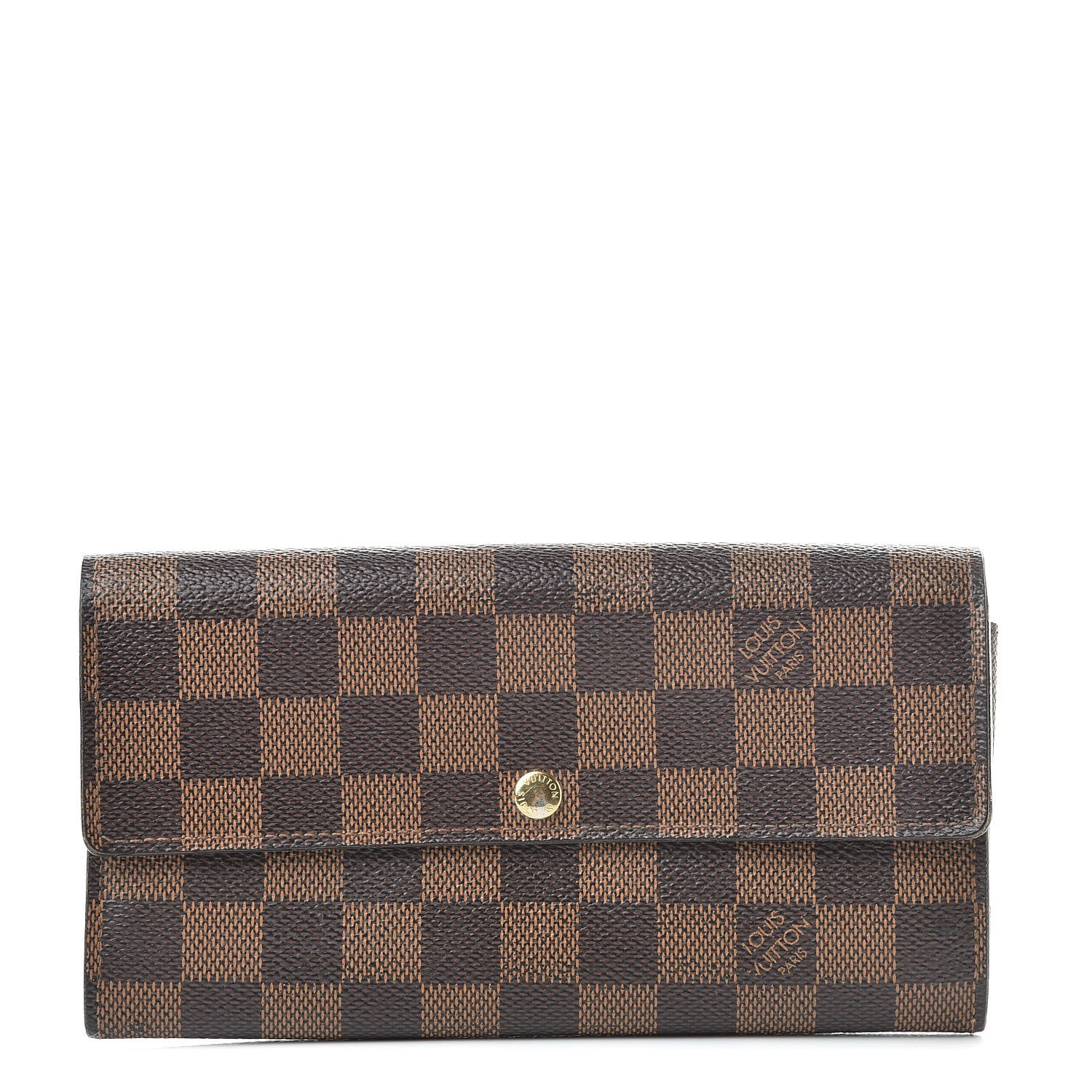 Louis Vuitton Damier Ebene Sarah Wallet 1 of 14