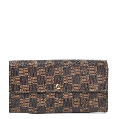 Louis Vuitton Damier Ebene Sarah Wallet 1 of 14
