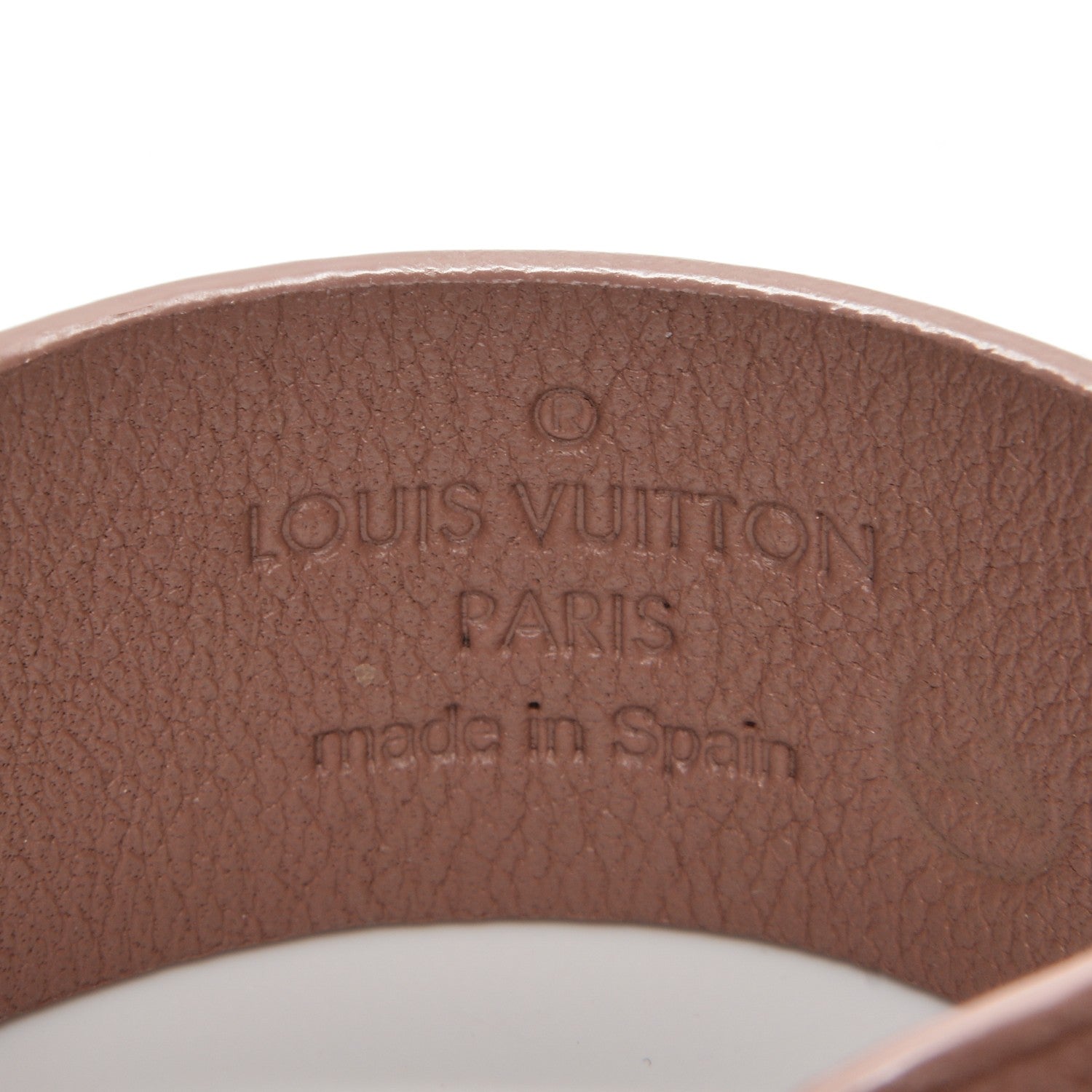 Louis Vuitton Goatskin Spike It Wrap Bracelet 17 Rose Velours 4 of 7