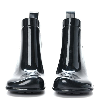 Bottega Veneta Rubber Storm Ankle Boots 39 Black 2 of 7