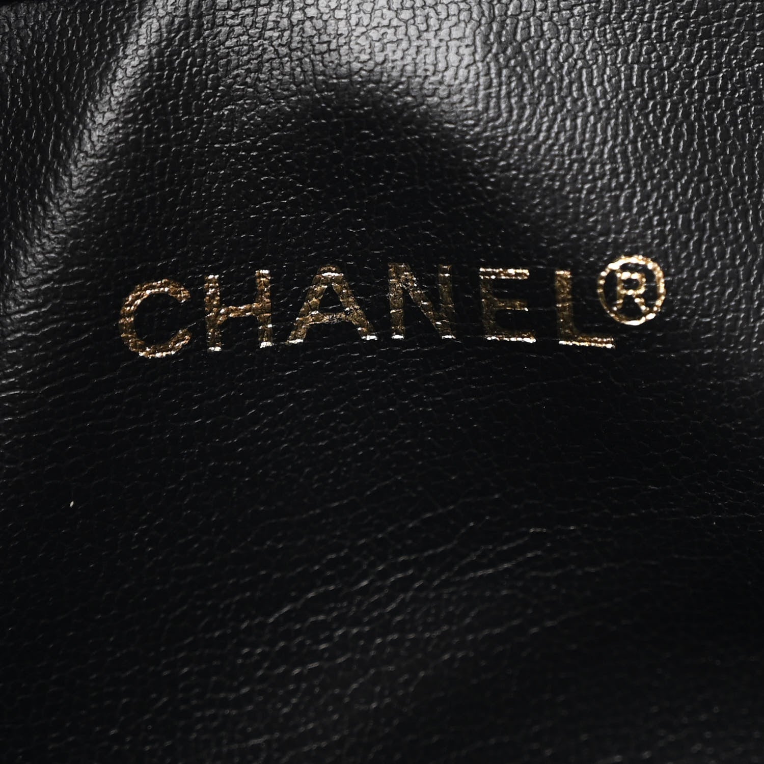 Chanel Lambskin Quilted Drawstring Backpack Black 6 of 13