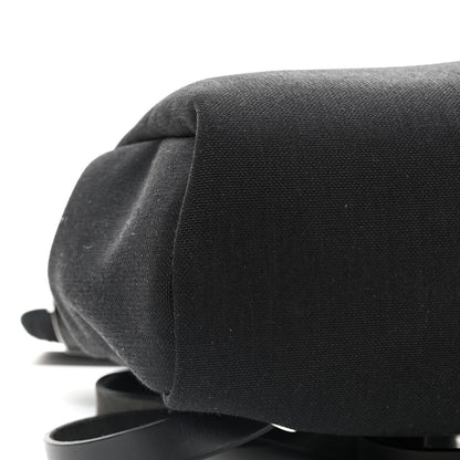 Hermes Toile Militaire Vache Hunter Laque Herbag a Dos Zip Retourne Backpack Black 10 of 11