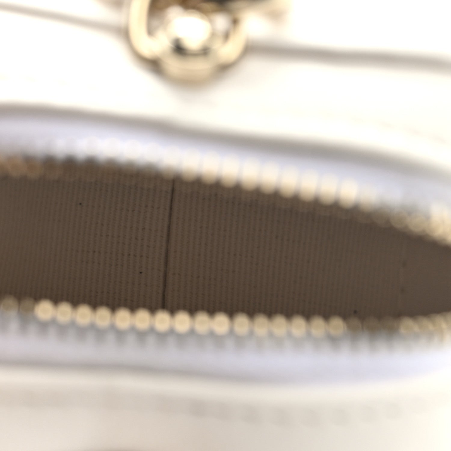 Chanel Lambskin Quilted CC Mini In Love Heart Bag Charm White 5 of 8