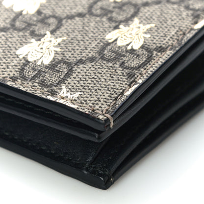 Gucci GG Supreme Monogram Bee Print Card Case 10 of 12