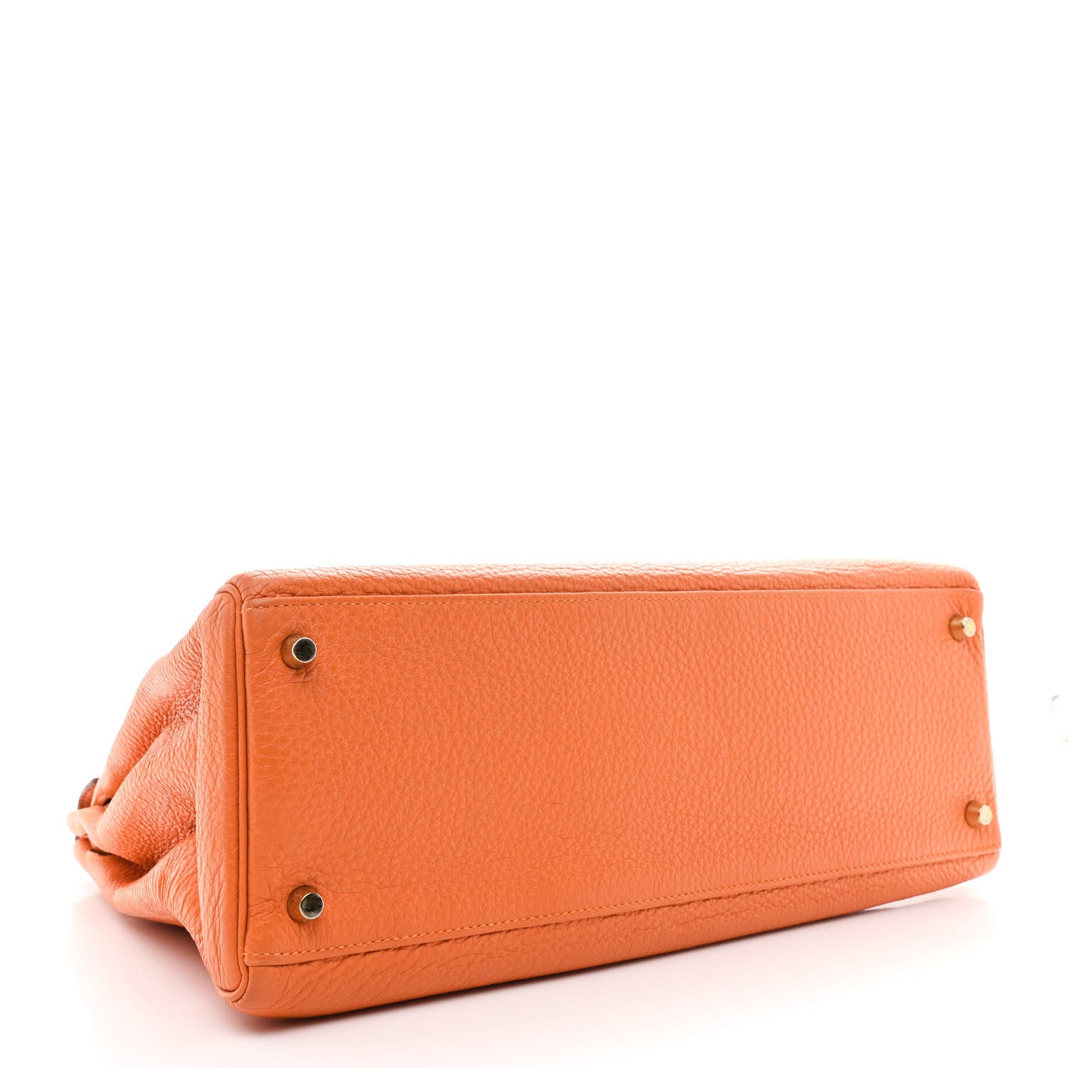 Hermes Togo Kelly Retourne 35 Orange 6 of 21