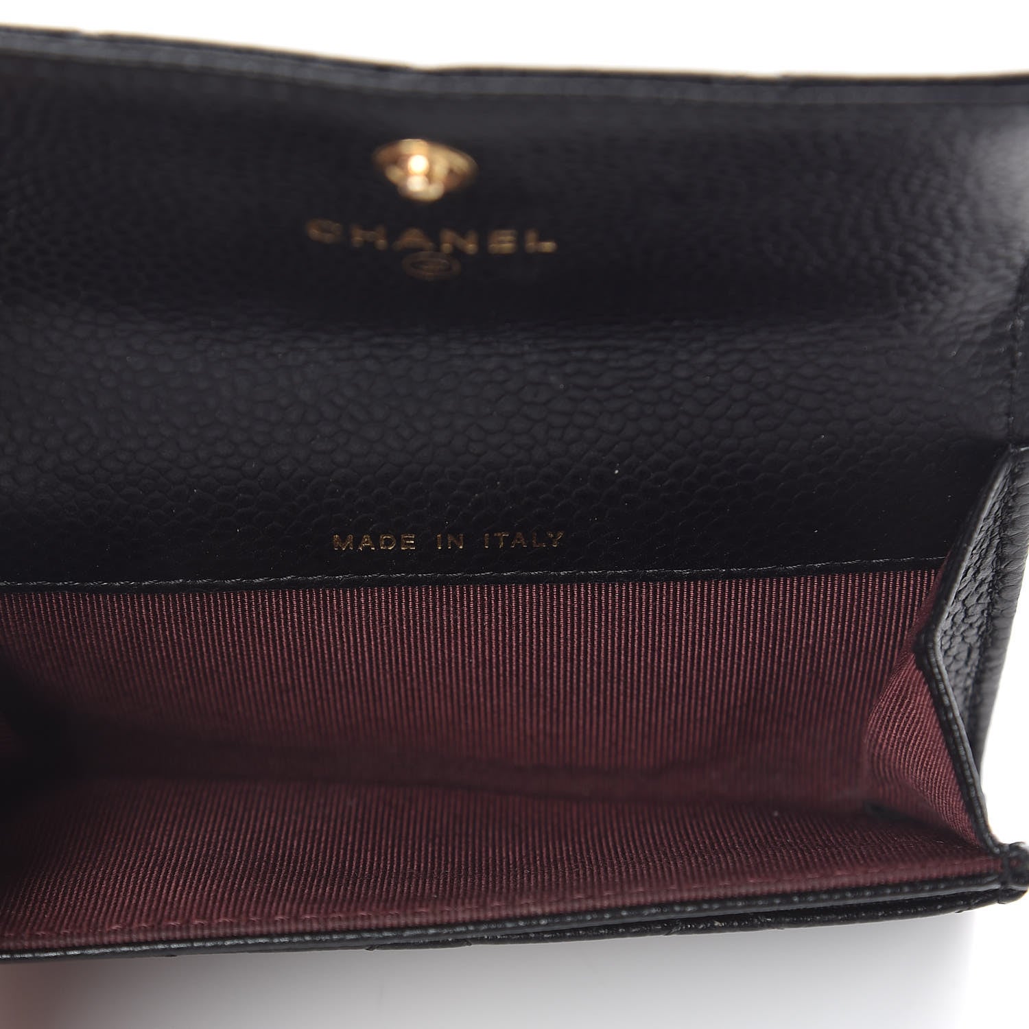 Chanel Caviar Quilted Flap Card Holder Black 5 of 8