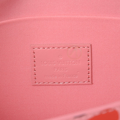 Louis Vuitton Vernis Jungle Dots Pochette Felicie Sugar Pink Poppy 10 of 11