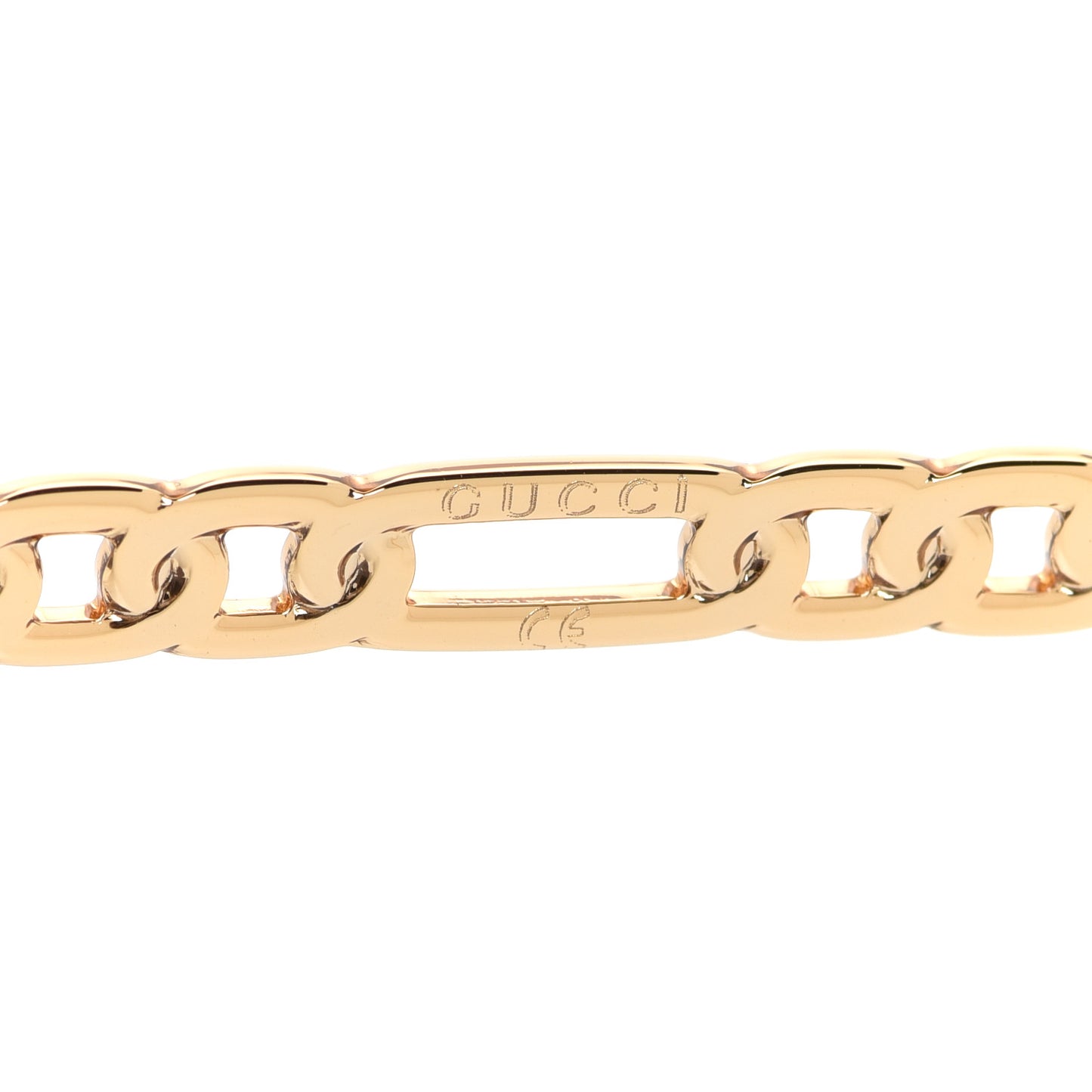 Metal Chain Cat Eye GG0977S Sunglasses Gold Grey