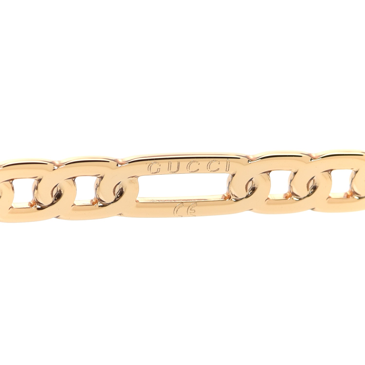 Gucci Metal Chain Cat Eye GG0977S Sunglasses Gold Grey 8 of 12