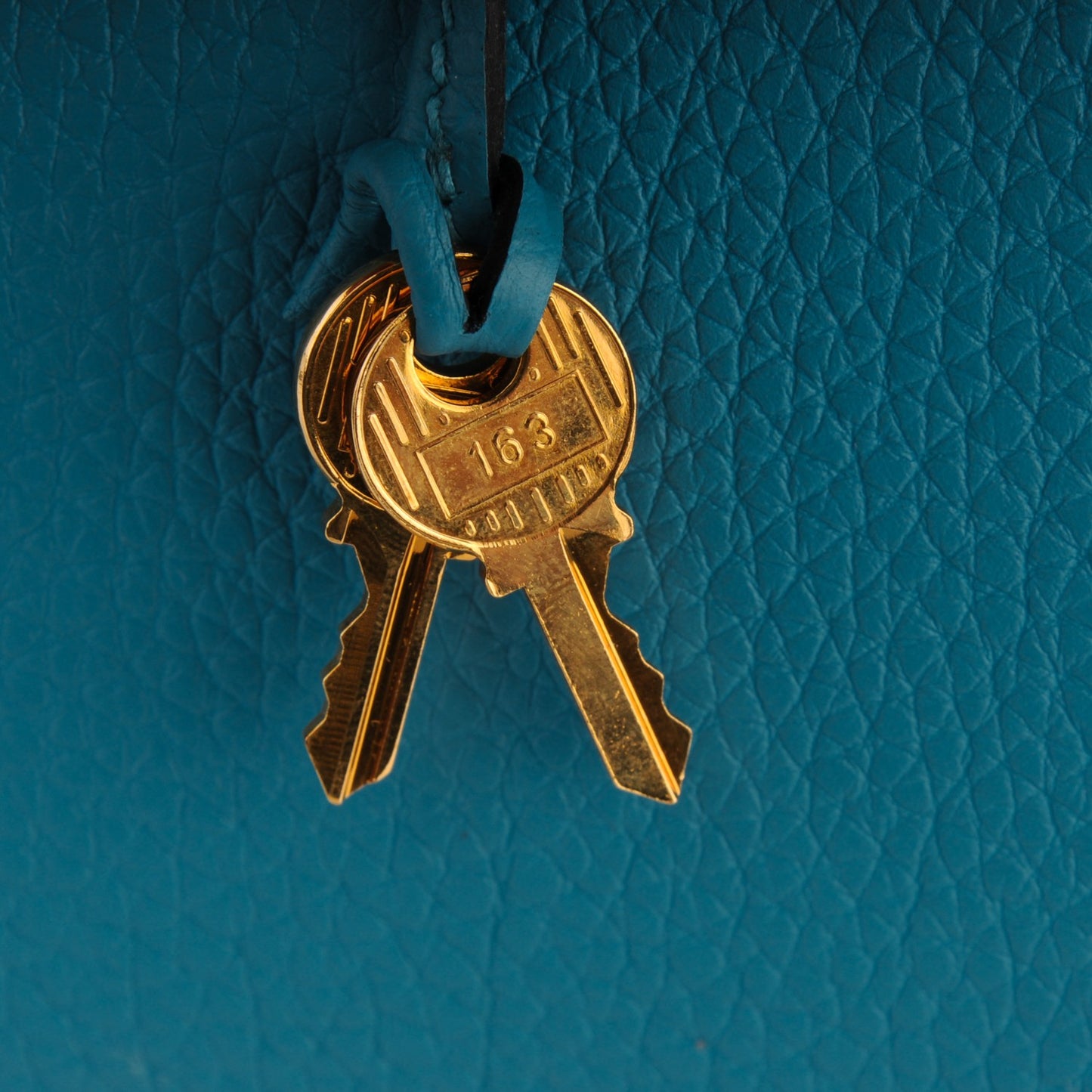 Togo Birkin 35 Turquoise