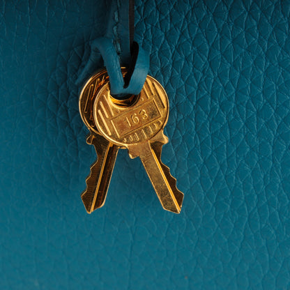 Hermes Togo Birkin 35 Turquoise 22 of 23