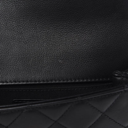 Chanel Calfskin Quilted Flap Waist Bag Black 12 of 14