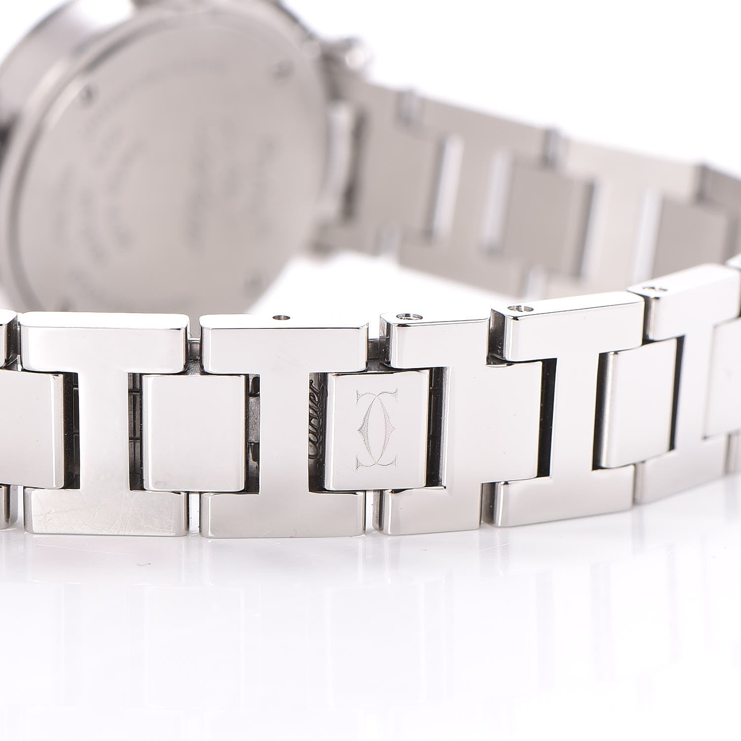 Cartier Stainless Steel 27mm Miss Pasha Quartz Watch Pink 4 of 9