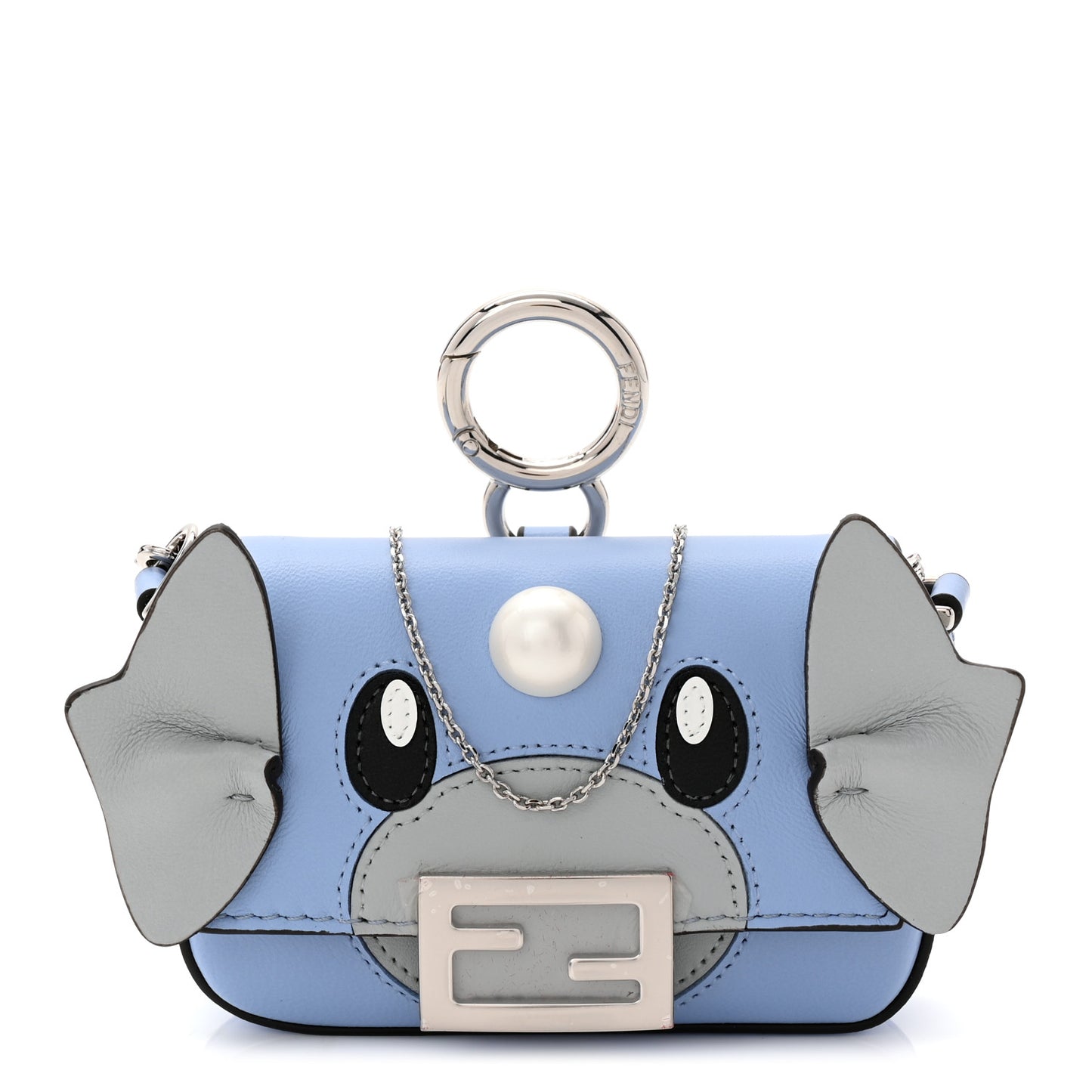 X FRGMT X POKEMON Nappa Pokemon Inlay Nano Maxi Buckle Baguette Charm Placid Blue Multicolor