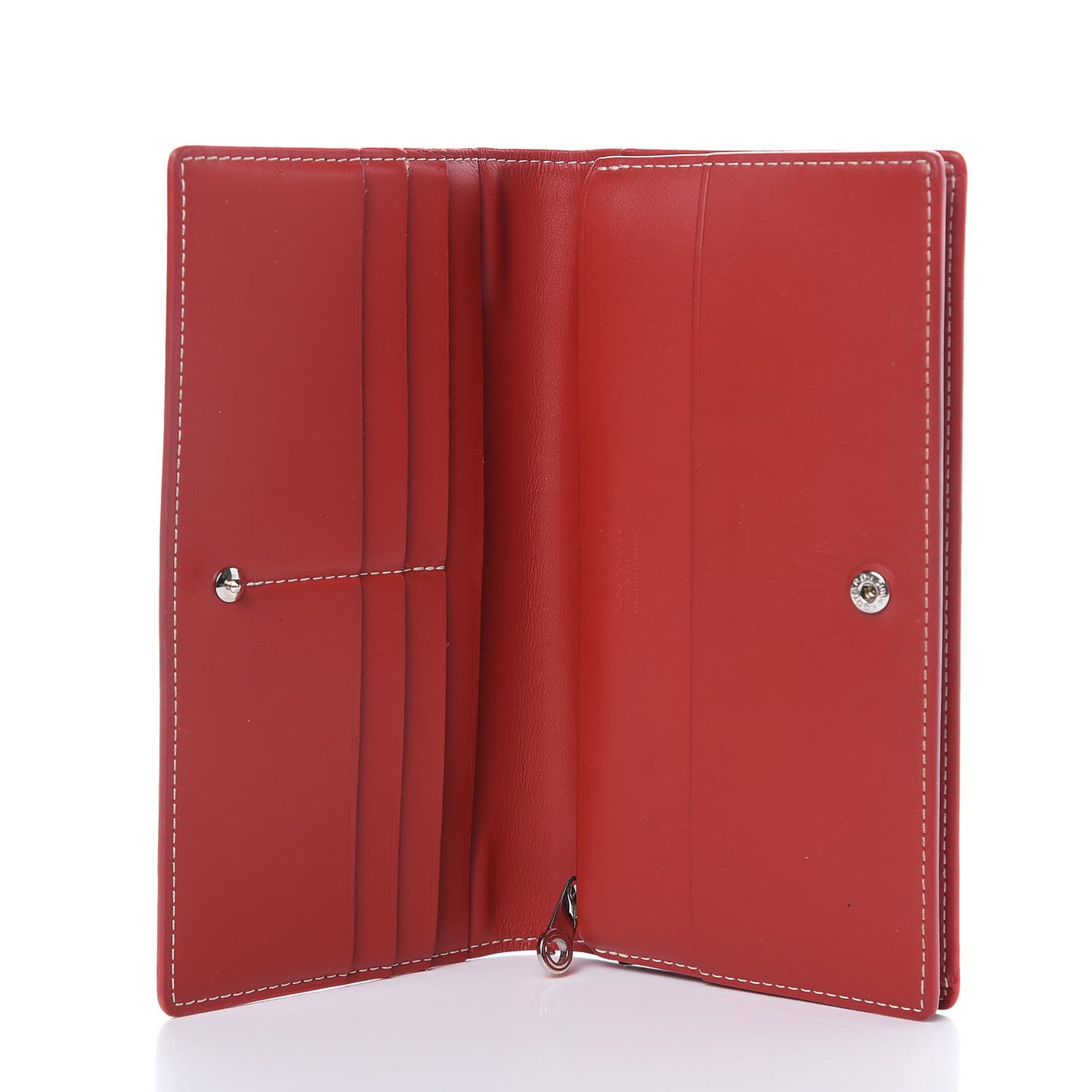 Goyardine Richelieu Wallet Red