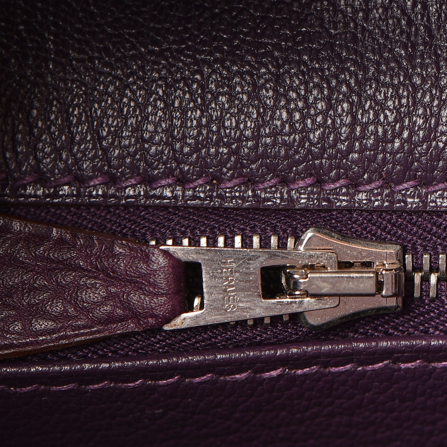 Hermes Togo Birkin 35 Raisin 13 of 37