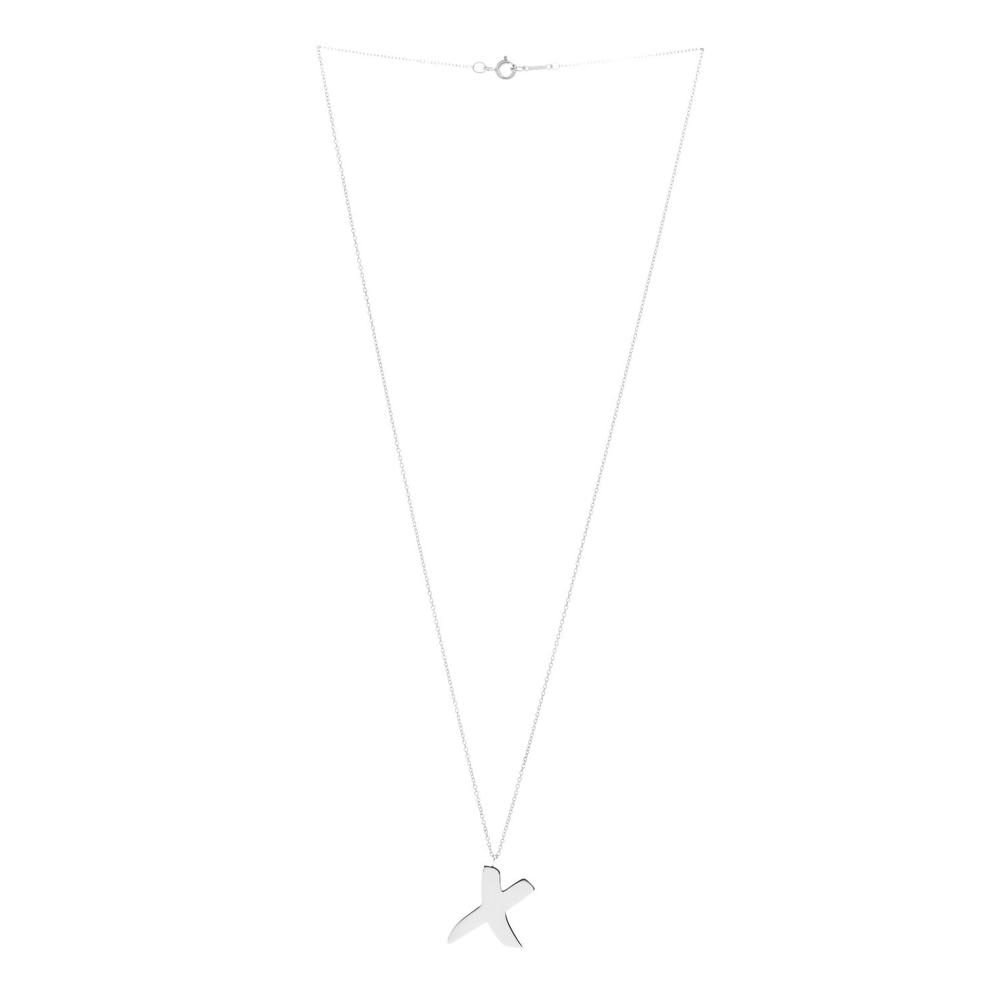 Sterling Silver Paloma Picasso Graffiti X Pendant Necklace