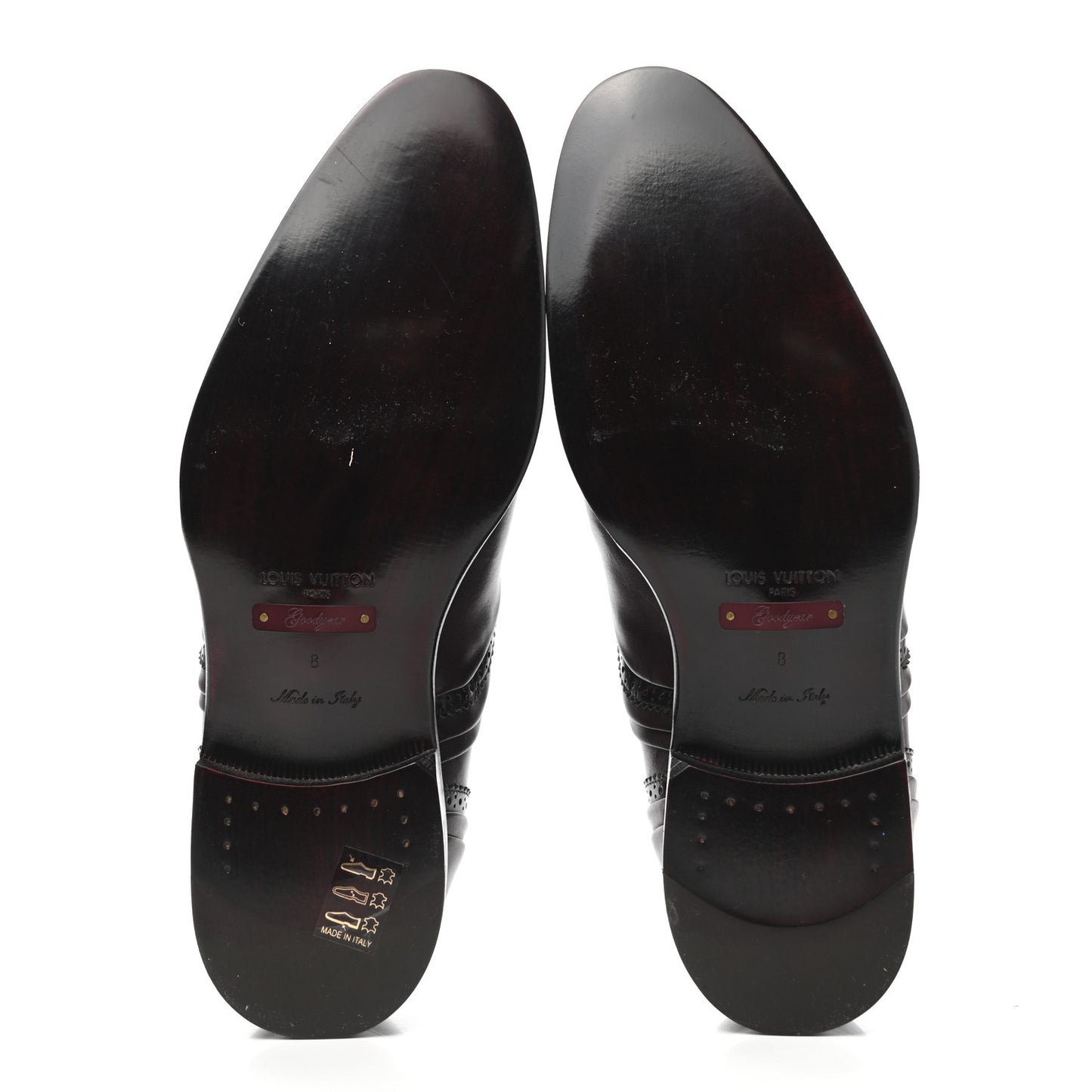 Calfskin Mens Oxfords 8 Brown