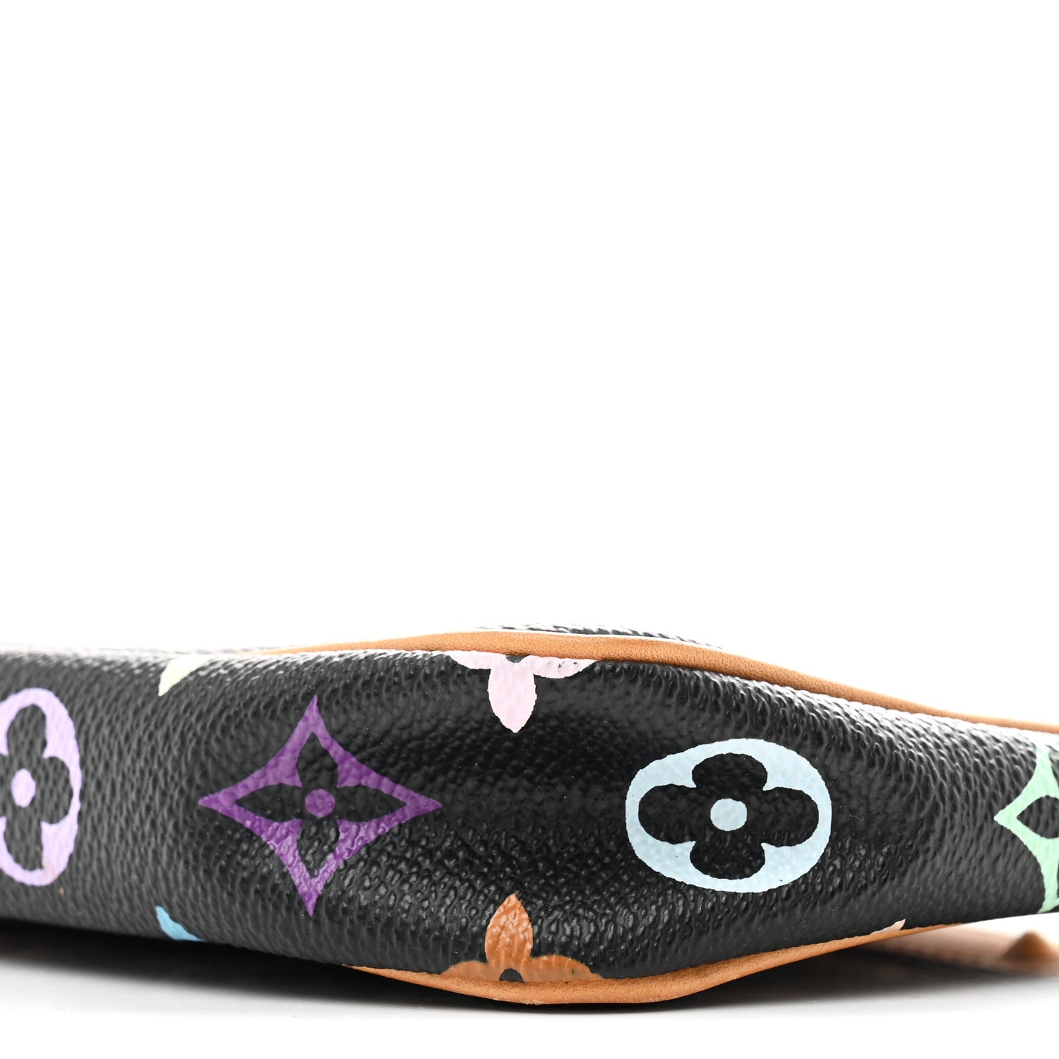 Louis Vuitton Monogram Multicolor Pochette Accessories Black 8 of 8
