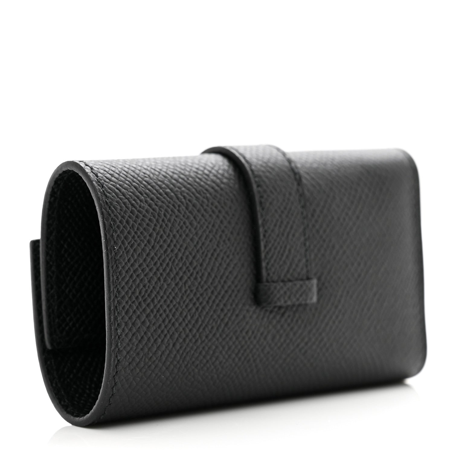 Hermes Epsom Bearn Multicles 4 Key Holder Black 4 of 7