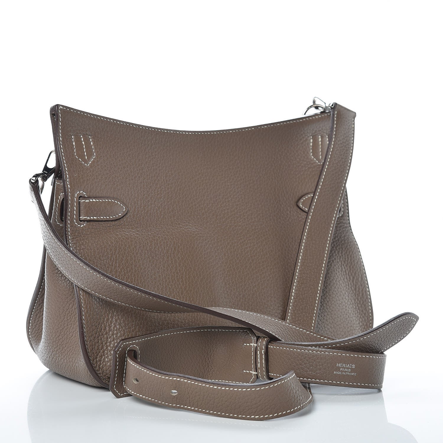 Hermes Taurillon Clemence Jypsiere 28 Etoupe 3 of 15