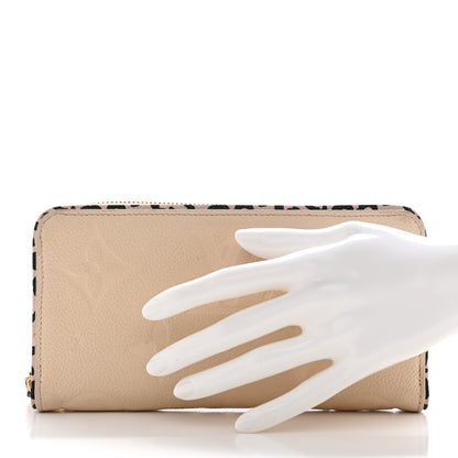 Louis Vuitton Empreinte Monogram Giant Wild At Heart Zippy Wallet Creme 2 of 16