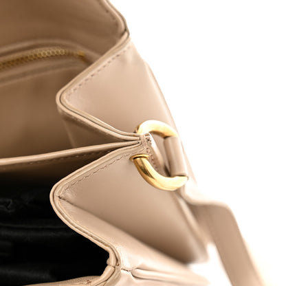 Saint Laurent Smooth Calfskin Le Maillon Satchel Dark Beige 13 of 13