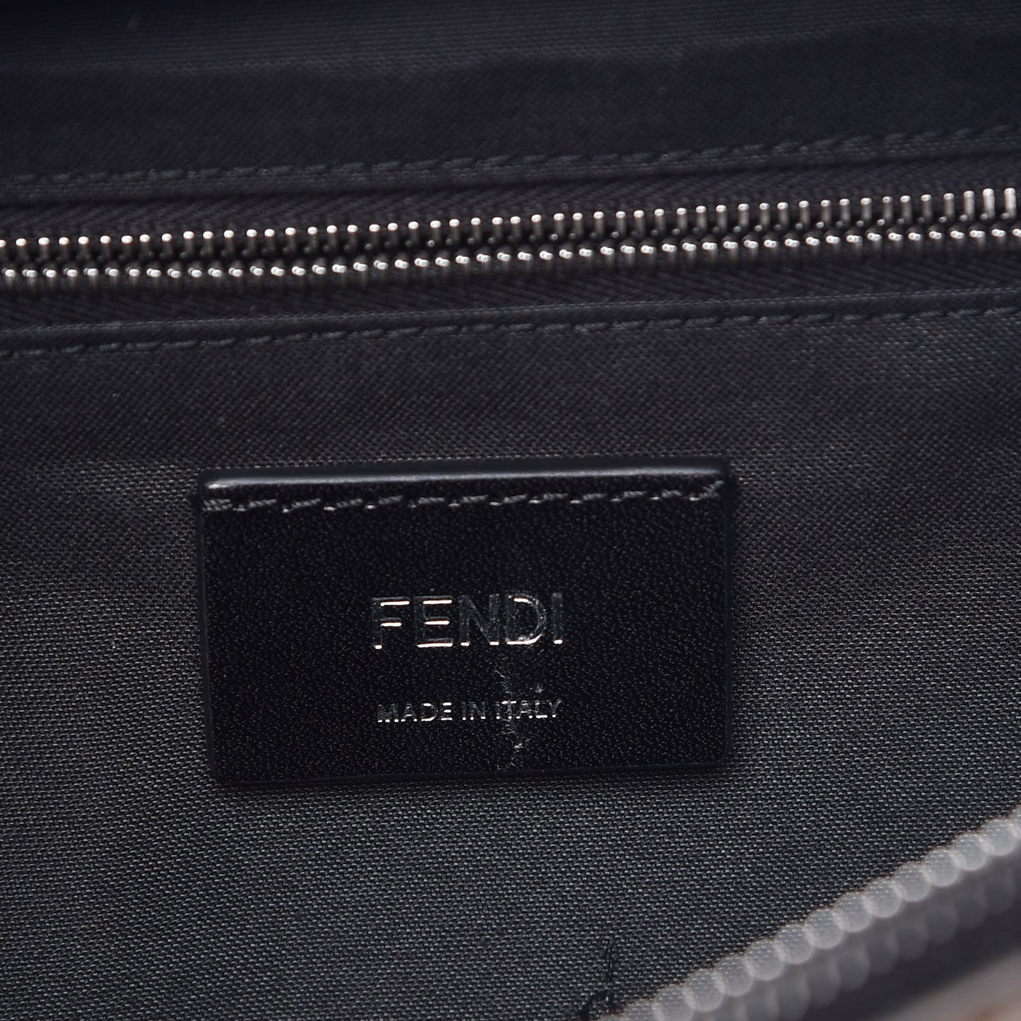 Vitello Century Bi-Color FF 1974 Embossed Belt Bag Maya Black
