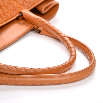 Bottega Veneta Nappa Intrecciato Large Tote Orange 4 of 12