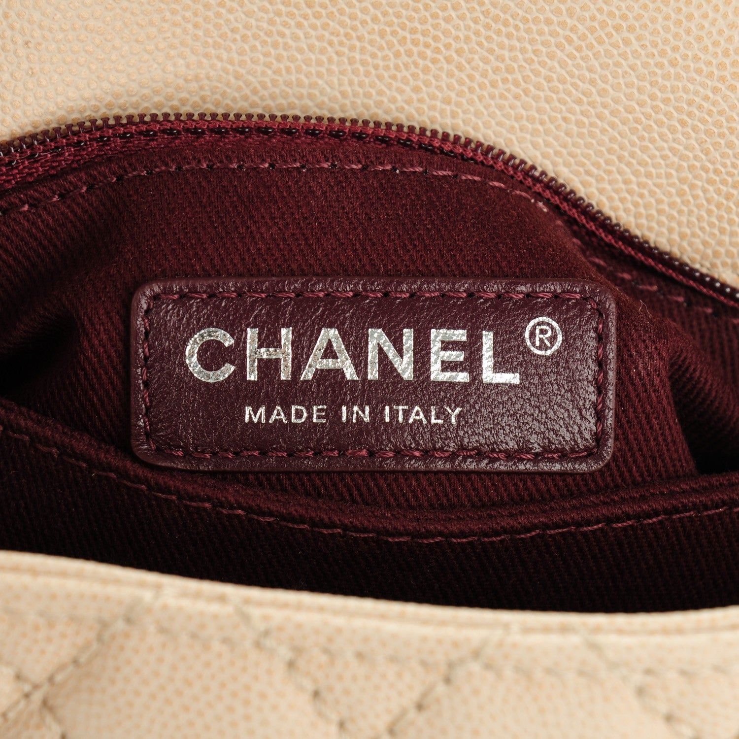 Chanel Caviar Quilted Mini Coco Handle Flap Light Beige 7 of 8