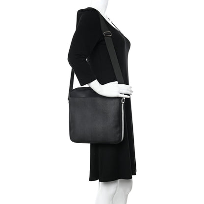 Fendi Spalmati Pequin Messenger Bag Black 2 of 10