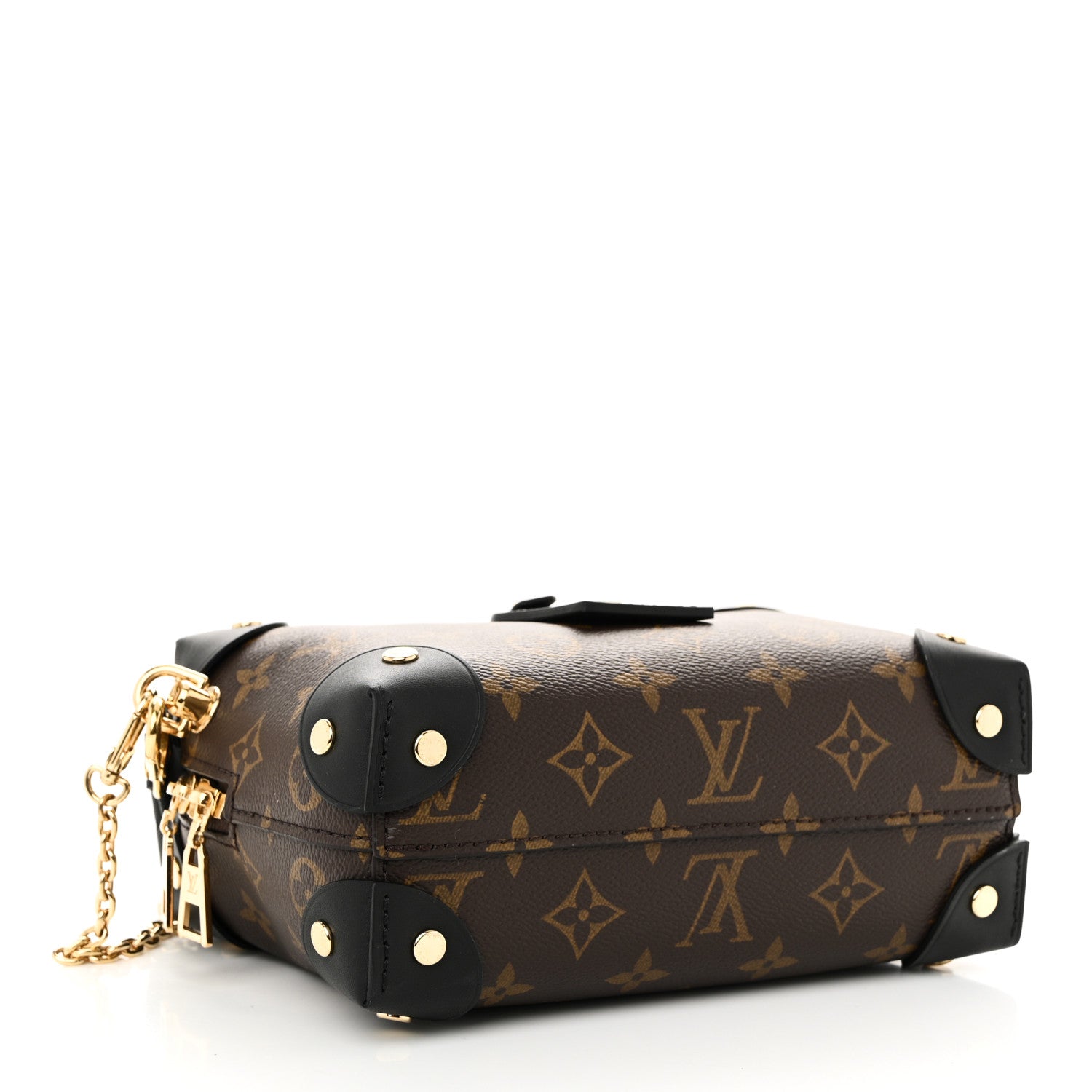 Louis Vuitton Monogram Petite Malle Souple Black 4 of 9