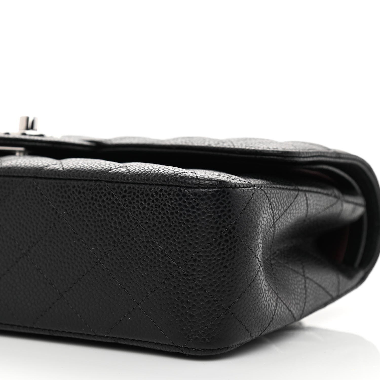 Chanel Caviar Quilted Medium Double Flap Black 10 of 11