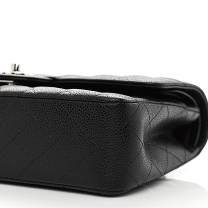 Chanel Caviar Quilted Medium Double Flap Black 10 of 11