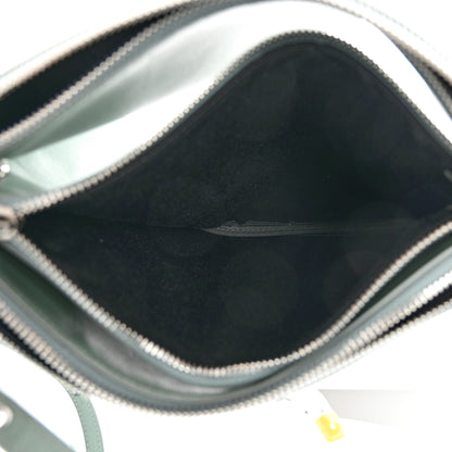 Celine Lambskin Large Trio Crossbody Bag Jade 5 of 10
