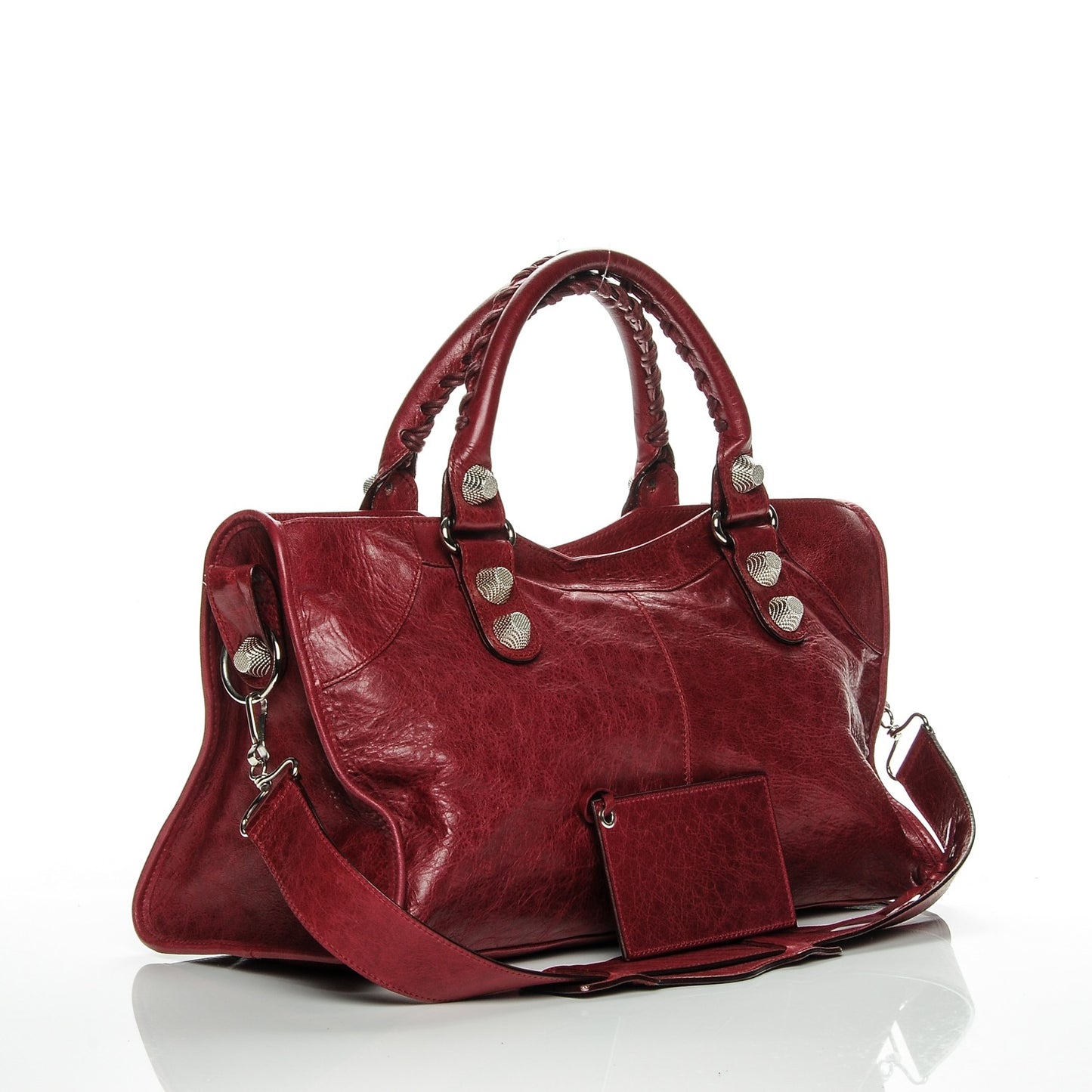 Agneau Giant 21 Silver Hardware Part Time Pourpre