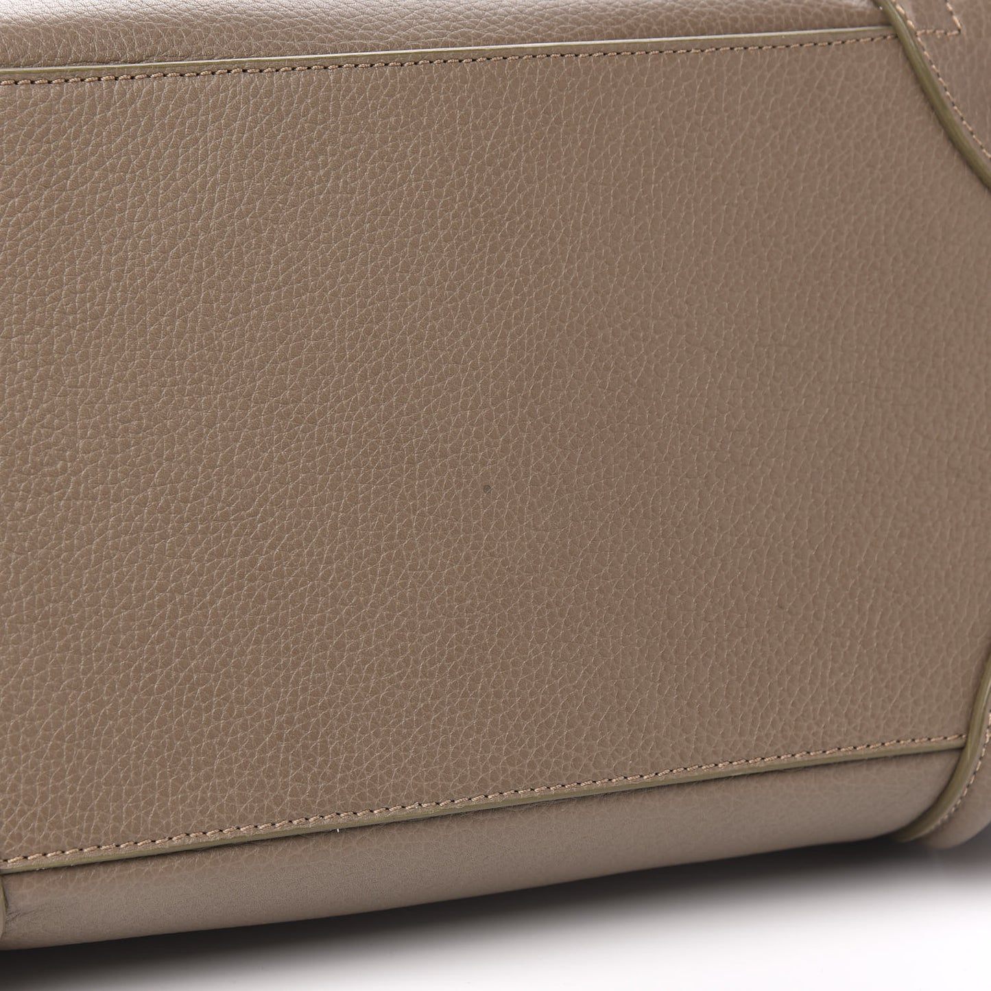 Drummed Calfskin Mini Luggage Dune