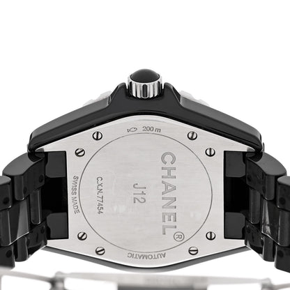 Chanel Stainless Steel Ceramic 38mm J12 Phantom Automatic Watch Black 4 of 4
