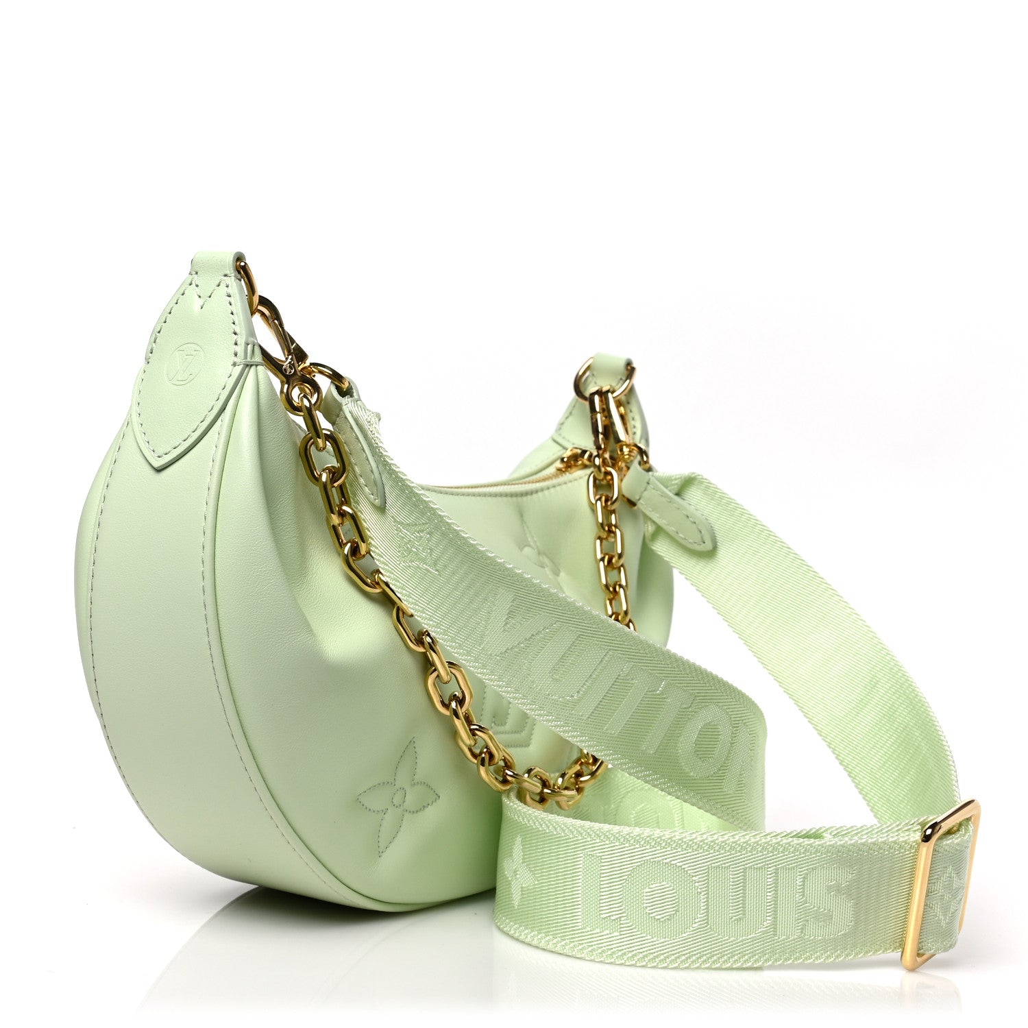 Louis Vuitton Calfskin Bubblegram Over The Moon Light Green 3 of 8