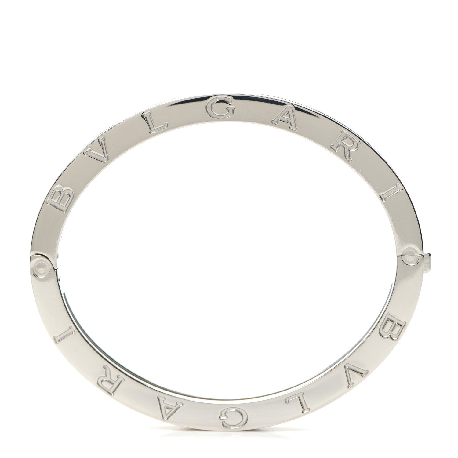 Bulgari 18K Yellow Gold Stainless Steel B.Zero1 Bangle Bracelet 4 of 6