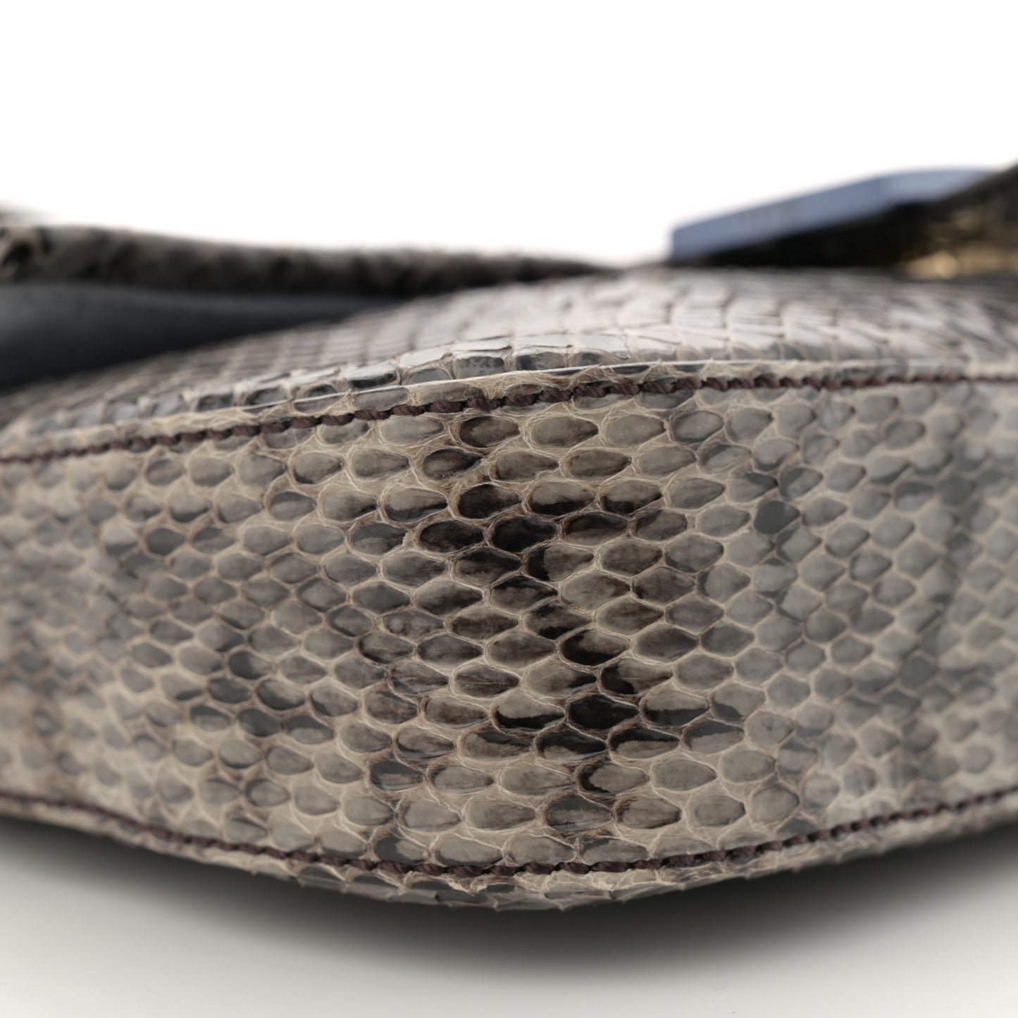 Snakeskin Baguette Grey